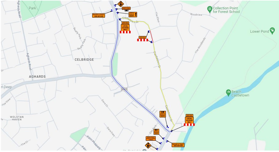 Crodaun Map