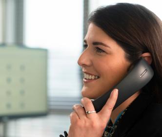 An Uisce Éireann Customer service on the phone