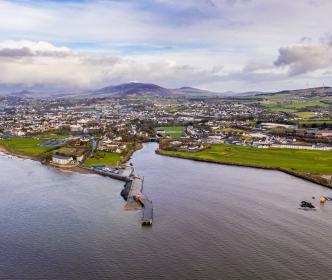 Aerial view of Buncrana